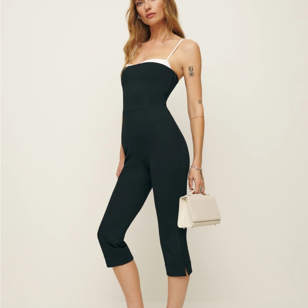 NWT REFORMATION ‘Rue’ knit jumpsuit sz S